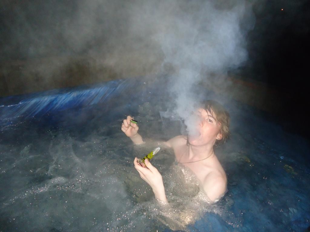 Pic: Teen Boy smoking weed